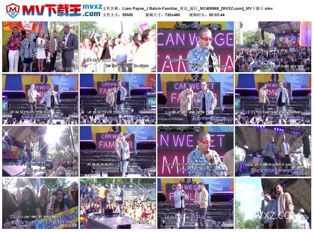 Liam Payne_J Balvin-Familiar_英语_流行_MC400969